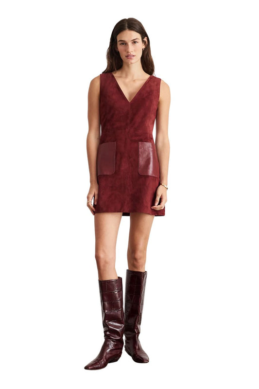 Reign Dress in Deep Redwood