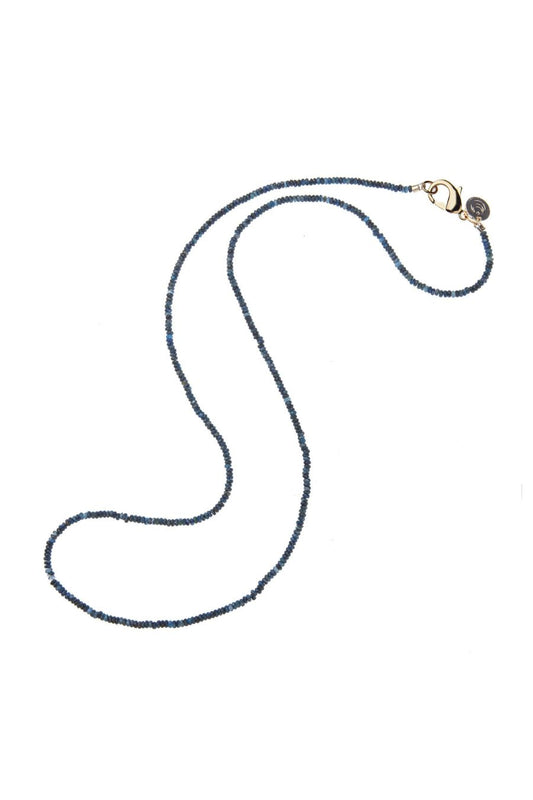 Double Wrap Kyanite Beaded Necklace
