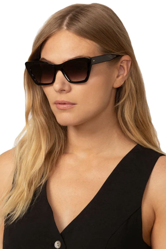 Brigitte Black + Black and Crystal