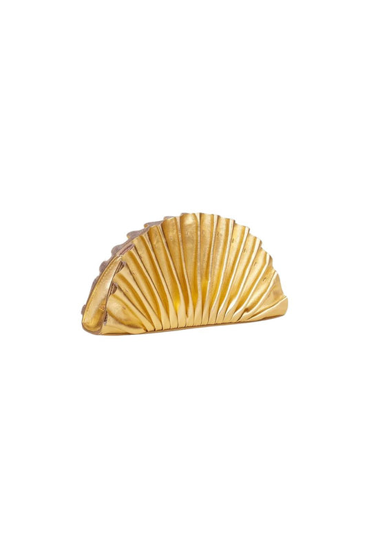 Nala Mini Clutch in Gold