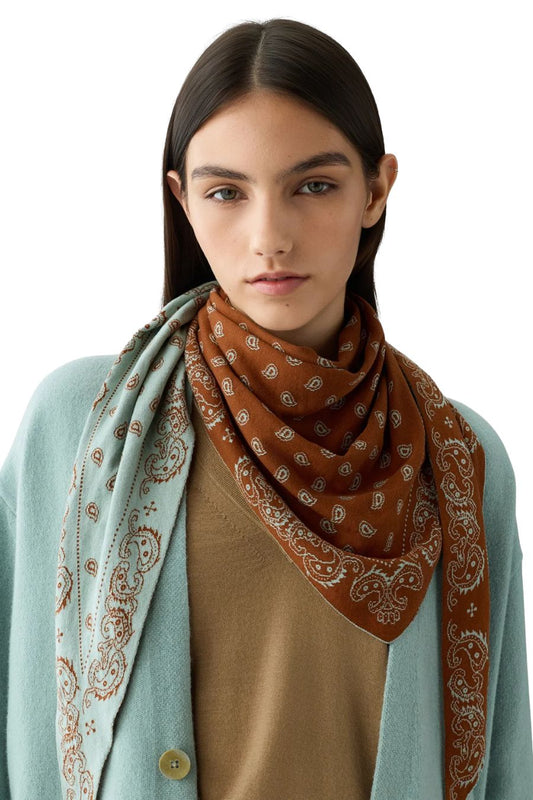 The Wild Rag in Sage Brush/Burnt Sienna