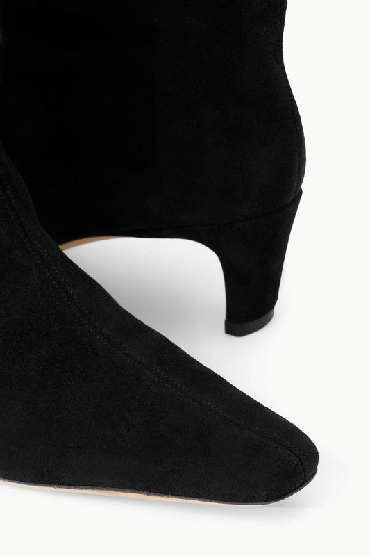 Wally Boot in Black Suede by Staud