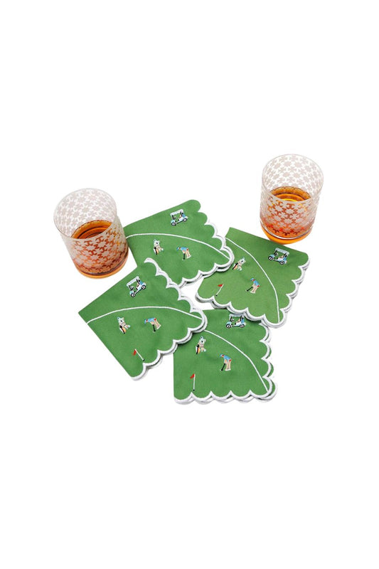 Day at the Golf Course Cocktail Napkin Set