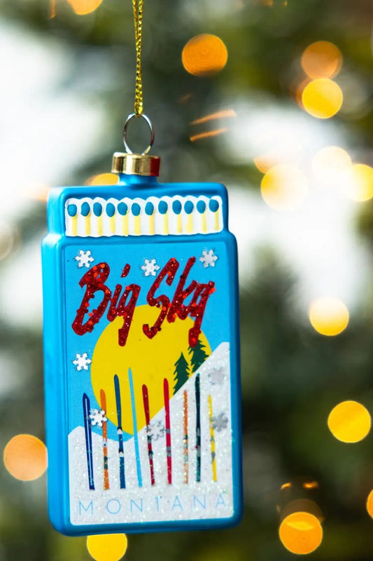 Big Sky Matchbook Ornament by Furbish Studio