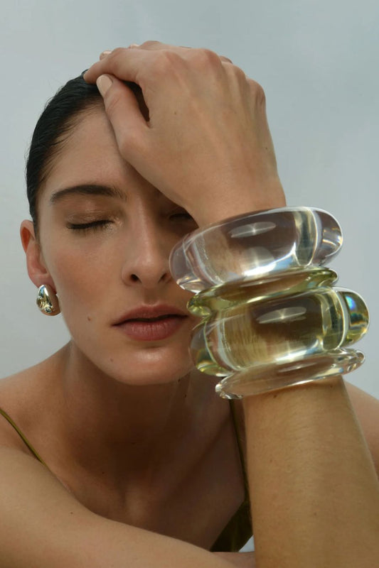 Ridge Cuff in Clear