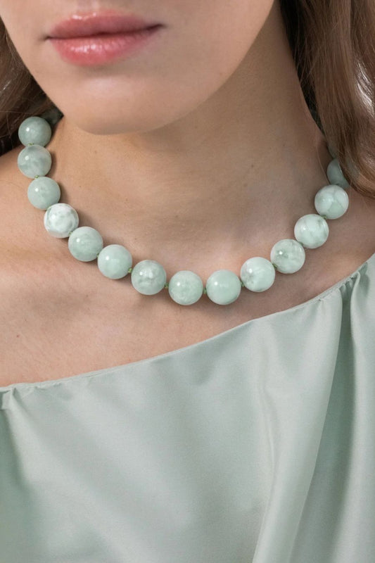 Louisa Necklace in Jade