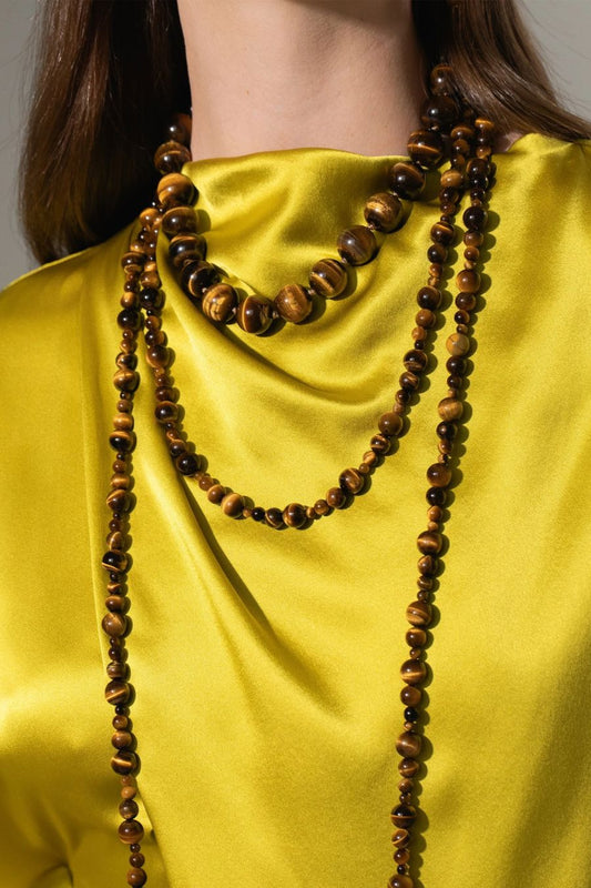 Louisa Necklace in Tigers Eye