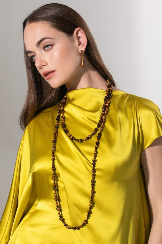 Veda Necklace in Tigers Eye