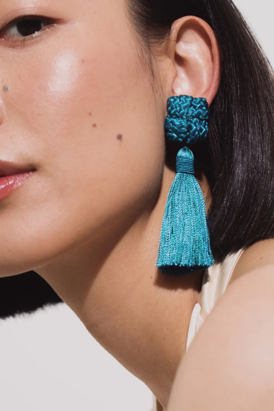 Carmella Earrings in Mallard