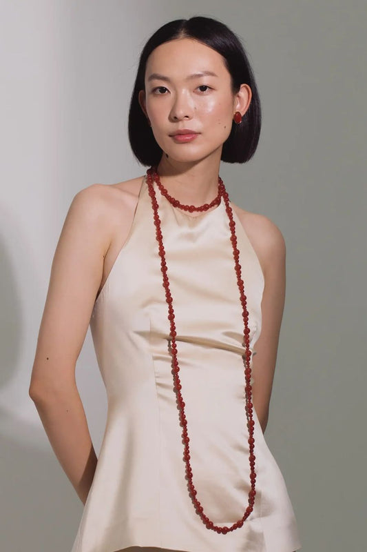 Veda Necklace in Carnelian