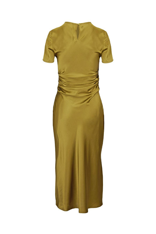 Marcel Silk Dress in Pear