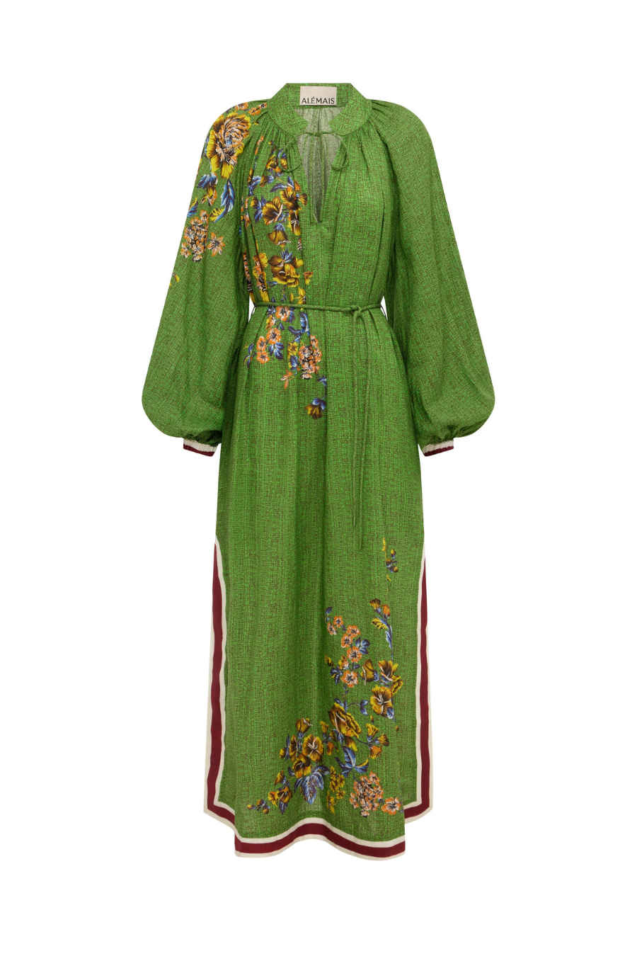 midi designer dresses Alémais Phyllis Dress, Green, Women's, 2 Royal Blue And Champagne the Phyllis dress by show_vendor Color:Black/ Grey 6