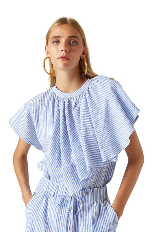 Vivi Top in Ibiza Blue