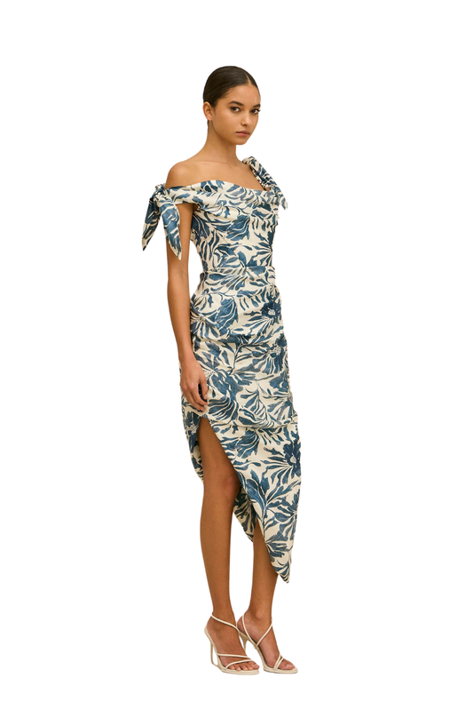 Ithaca Dress in Etched Floral