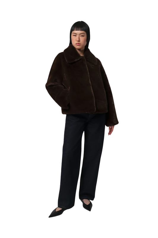 Elis Coat in Espresso