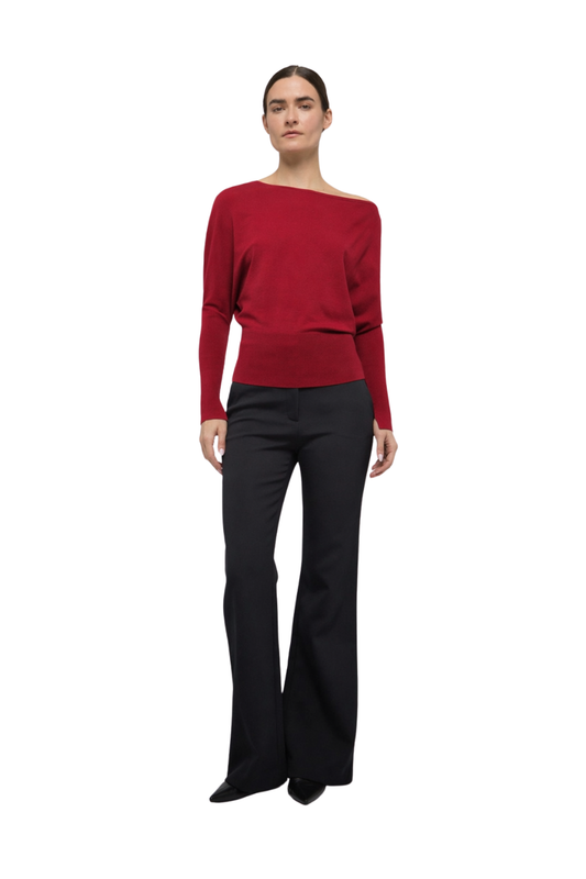 Lavina Sweater in Lipstick by Simkhai