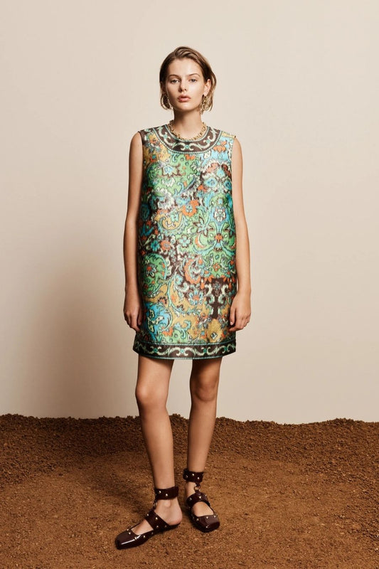 Charlotte Mini Dress in Multi