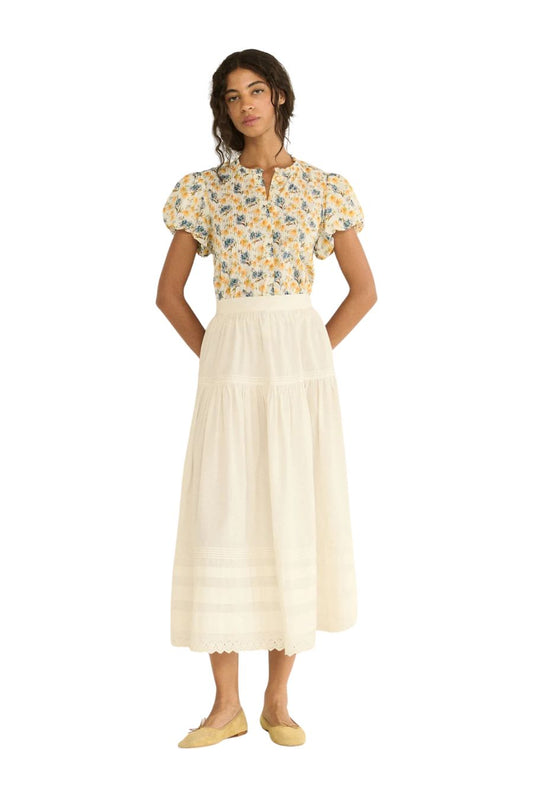 Millie Top in Narcissus Bloom