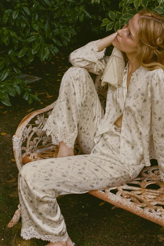 Felise Pant in Camillia Bloom