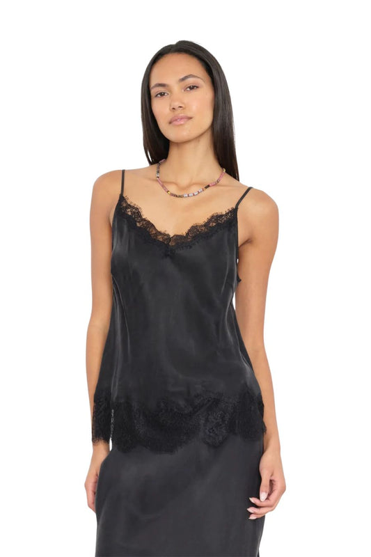 Colette Top in Black by Xirena, alternate view