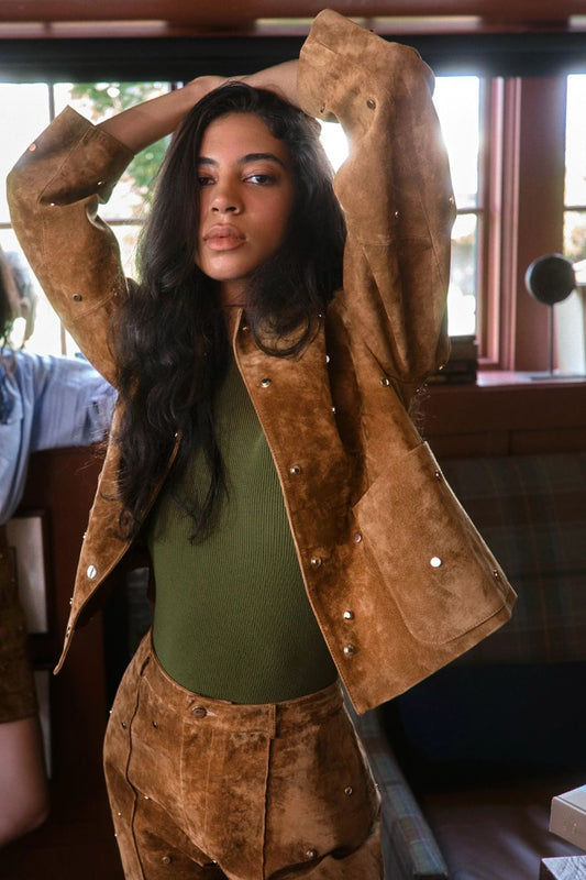 Hanlin Jacket in Saddle