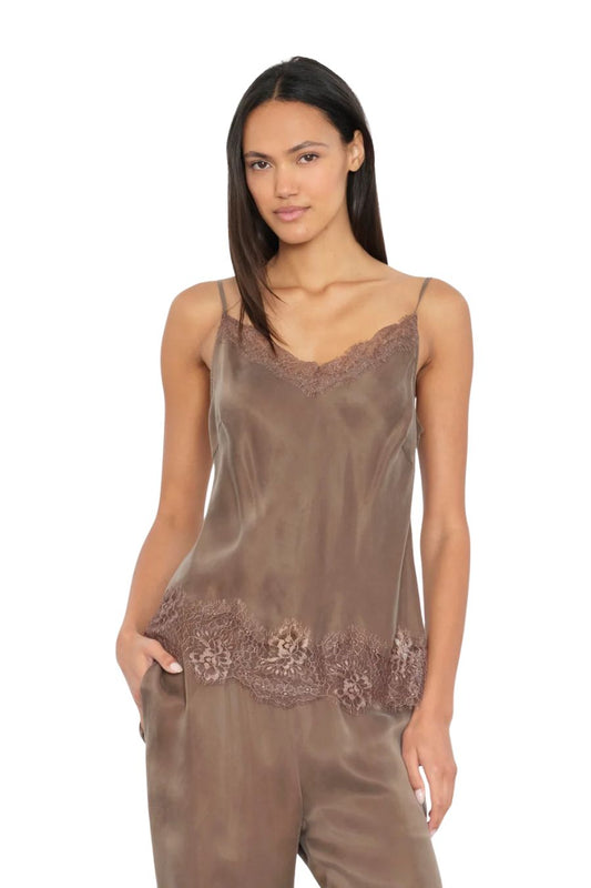Colette Top in Olive Brown by Xirena, alternate view