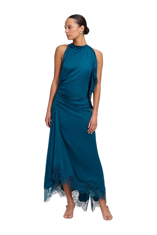 Miriam Dress in Light Teal