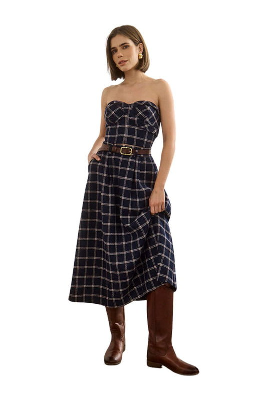 Queenby Skirt in St Andrews Check