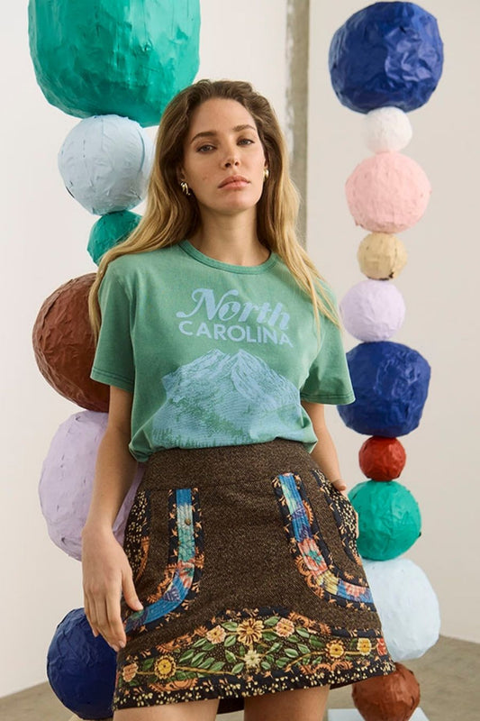 Schulte Skirt in High Country Tweed