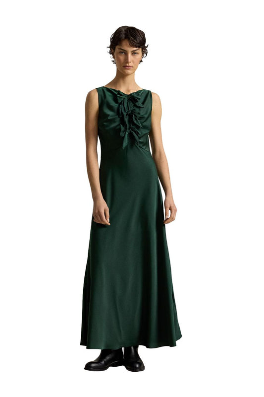 Sleeveless Maxi Dress in Basic Forest