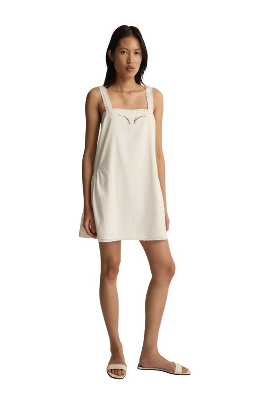 Valley Mini Dress in Cream