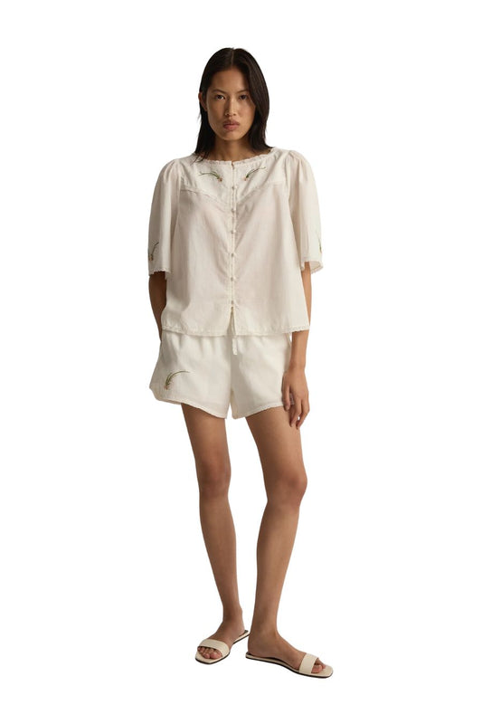 Valley Blouse in Cream