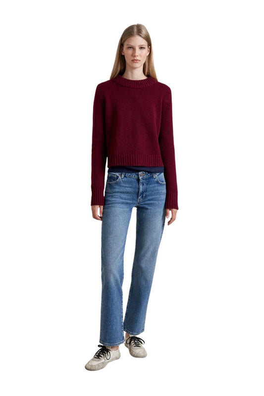 Mini Marin Sweater in Oxblood