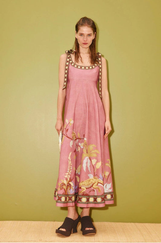 Zuri Ballet Sundress in Rose