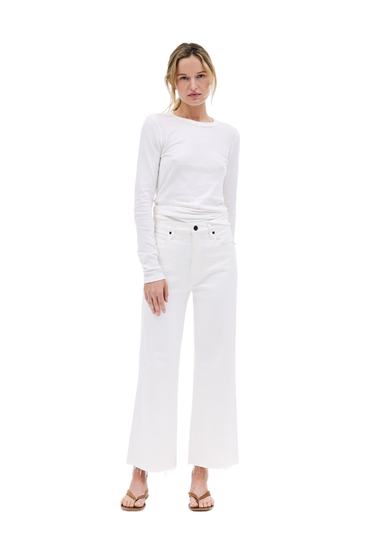 Grace Crop in Natural White