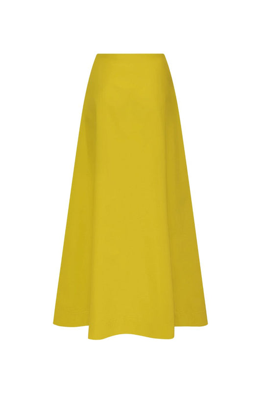 Lo Acabado Maxi Skirt in Lime