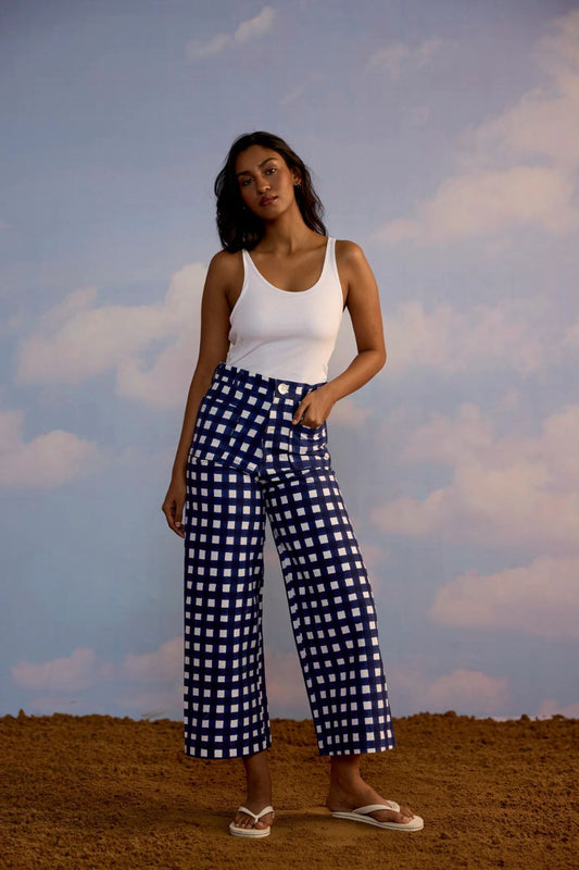 Painter Pant in Gingham Print