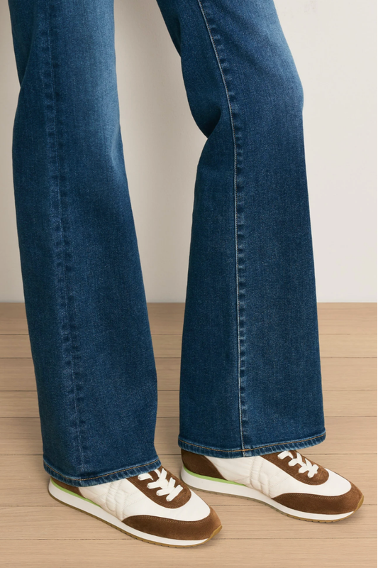 Veronica Beard Penrose Sneaker, suede leather nylon sneaker, alternate view