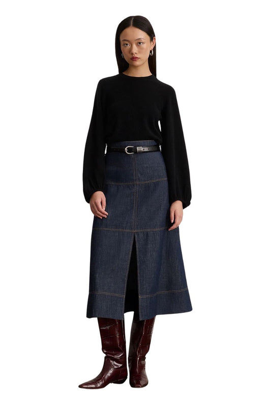 Marina Cashmere Sweater in Black