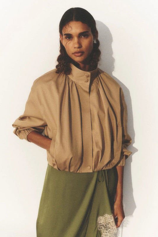 Amélie Jacket in Light Bark