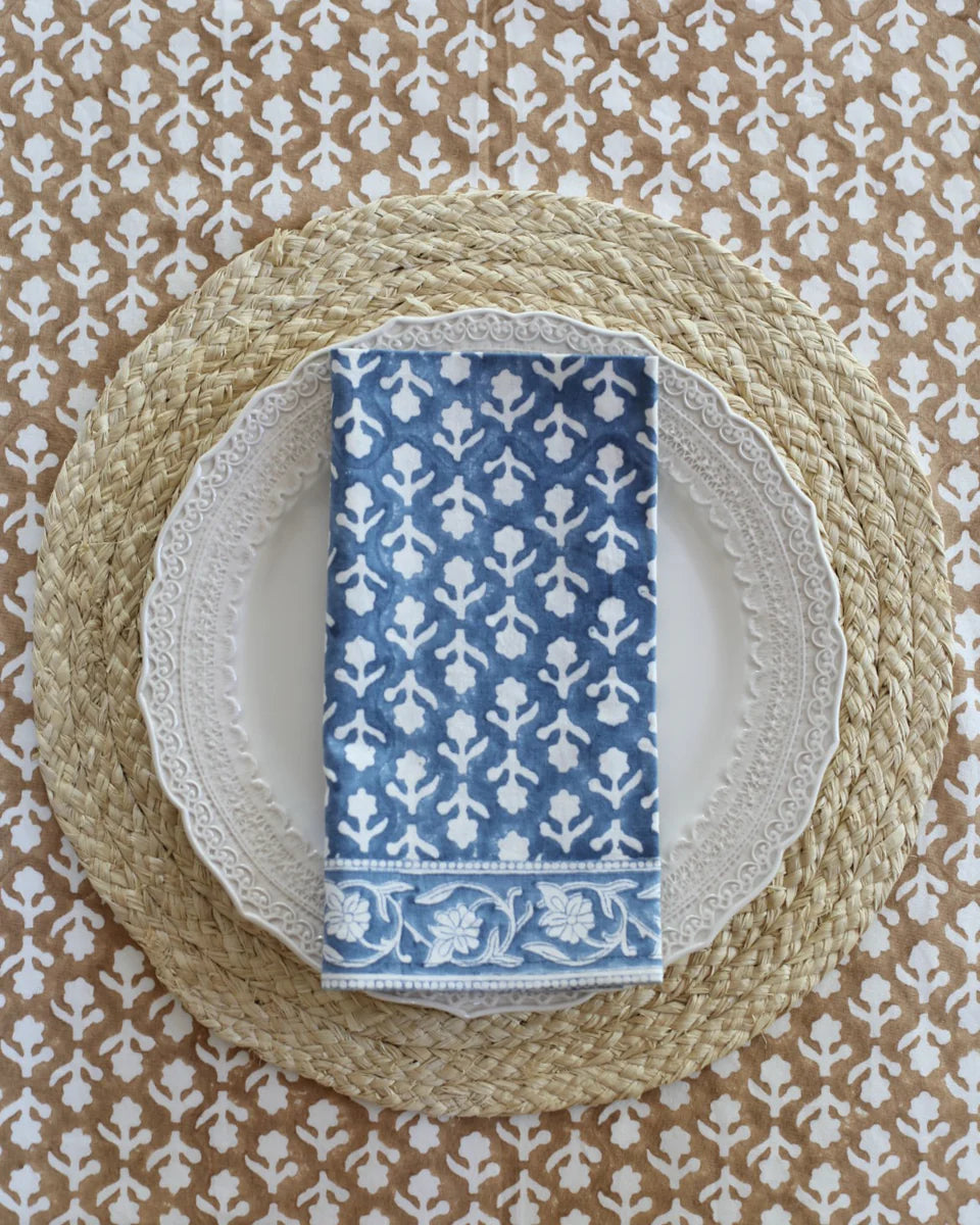 Charlotte Napkin Indigo S/4