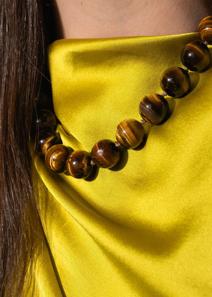 Louisa Necklace in Tigers Eye