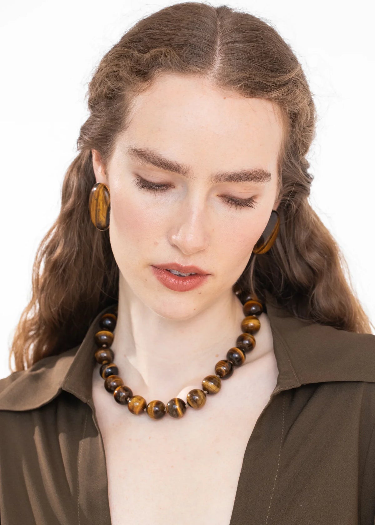 Louisa Necklace in Tigers Eye