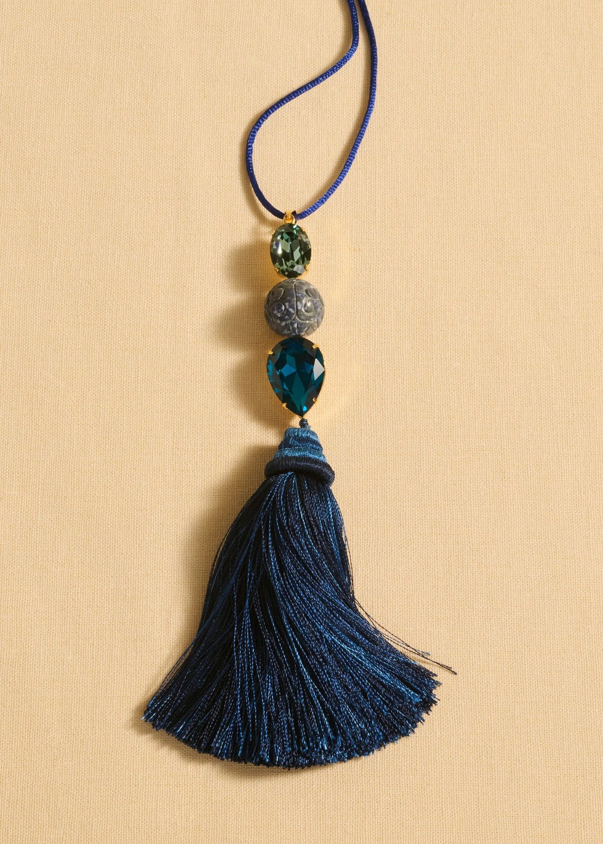 Torin Tassel Necklace in Lapis