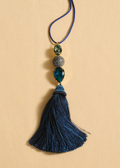 Torin Tassel Necklace in Lapis