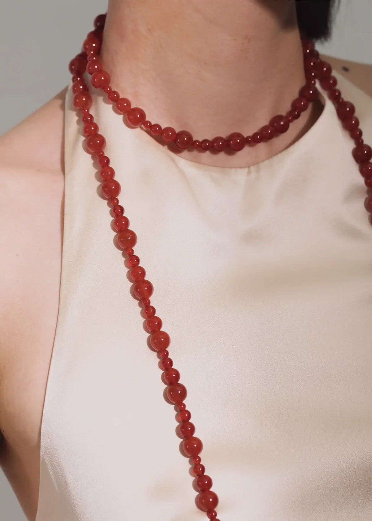 Veda Necklace in Carnelian