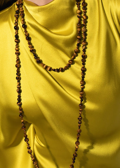 Veda Necklace in Tigers Eye