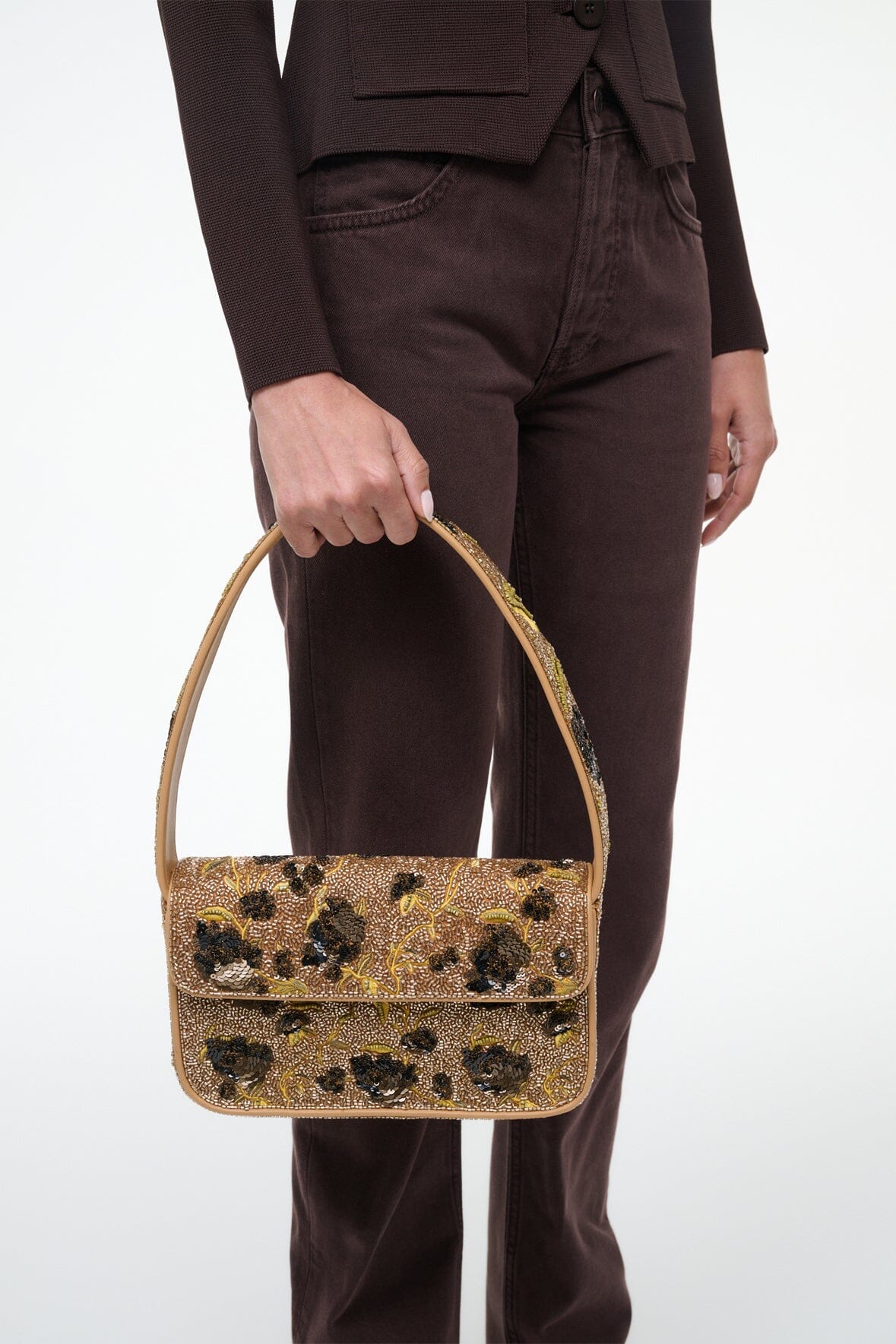 Tommy Beaded Bag in Vintage Floral