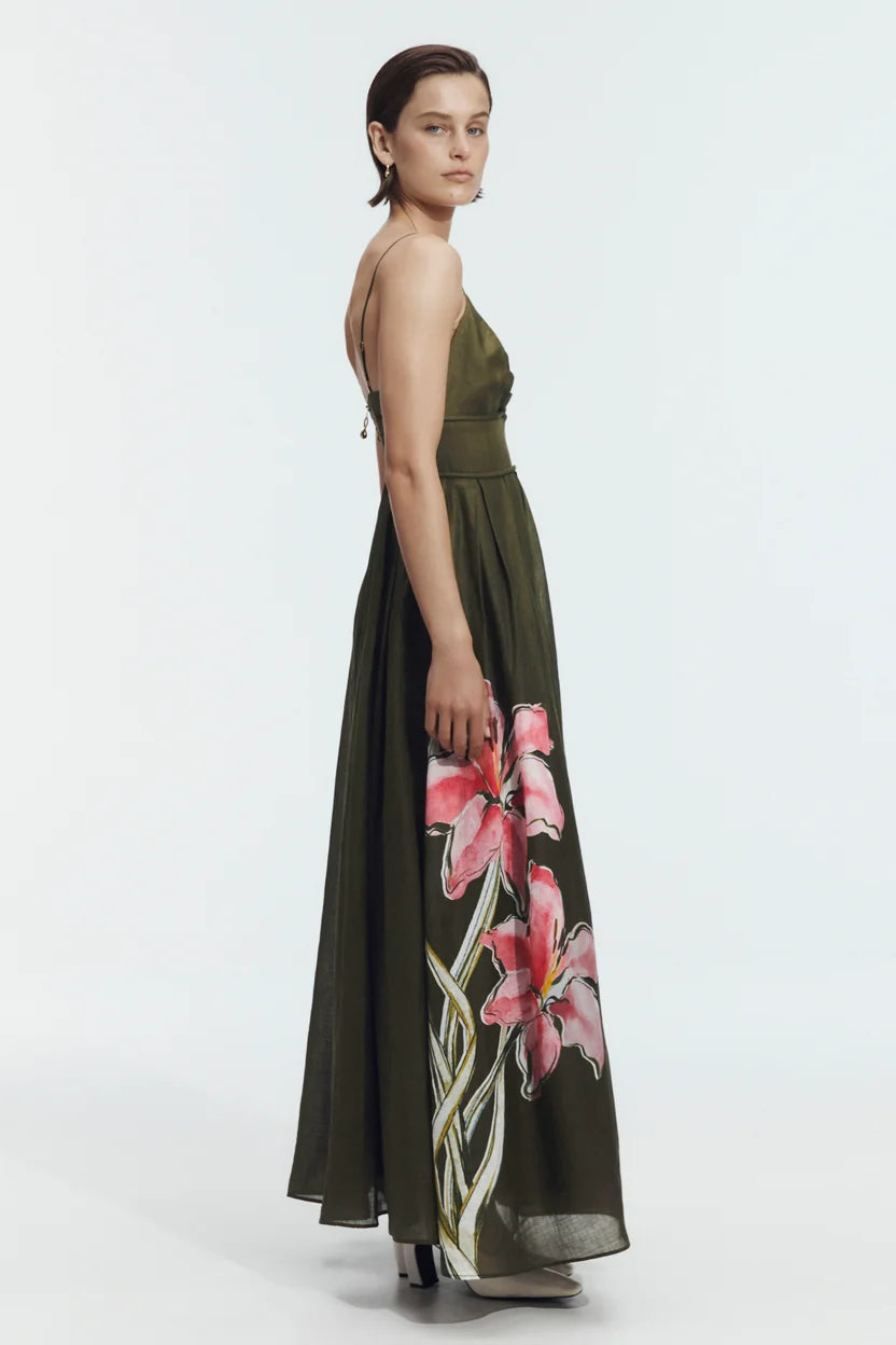 Ilma Maxi Dress in Lilium Bloom