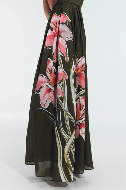 Ilma Maxi Dress in Lilium Bloom